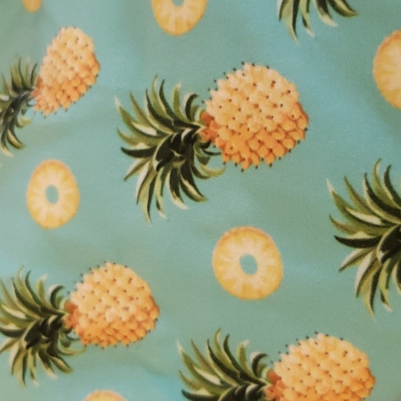 Biwisy Pineapple Print Swim Trunks Quick Dry Swim Shorts With Mesh Lining SZ 2XL - Picture 6 of 11